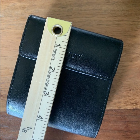 Buxton Leather Minimizer Wallet & Coin Purse Genuine Black Leather - Picture 6 of 10